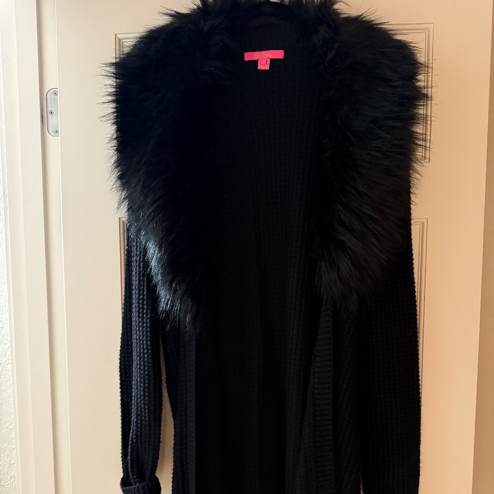 Lilly Pulitzer - Adeliane Faux Fur Cardigan